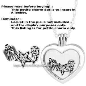 PANDORA Celestial 3 Set Petites Locket Charm 792020CZ